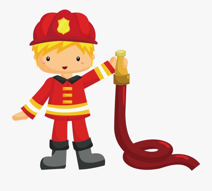 Clip Art Firefighter Firefighting Staff - Clip Art Firefighter, Transparent Clipart