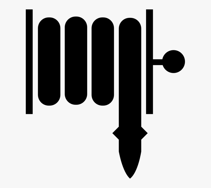 Transparent Fire Hydrant Clipart Black And White - Fire Hose Symbol, Transparent Clipart