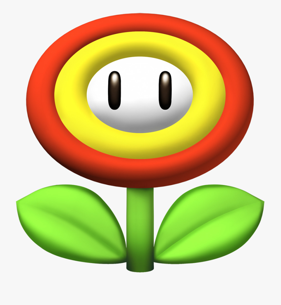 Free Fire Clipart Mario Bros - Super Mario Blue Flower, Transparent Clipart