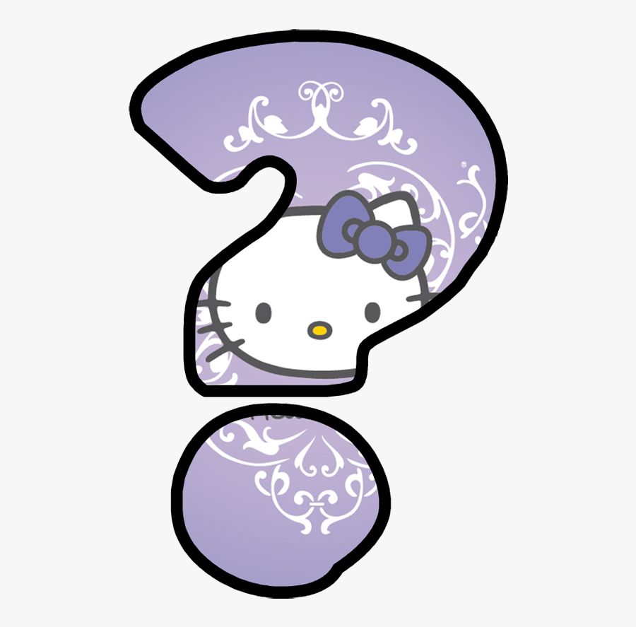 Zeichen Sign Symbol Fragezeichen - Hello Kitty Vector Cdr, Transparent Clipart