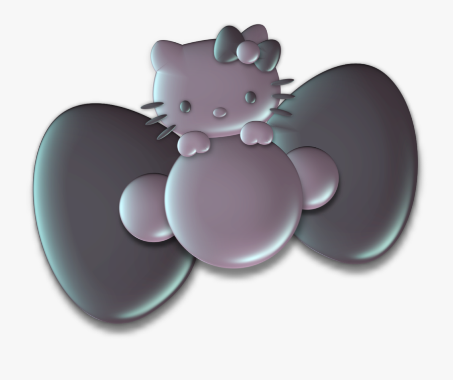 Hello Kitty Bow By Riddlesx - Cat, Transparent Clipart