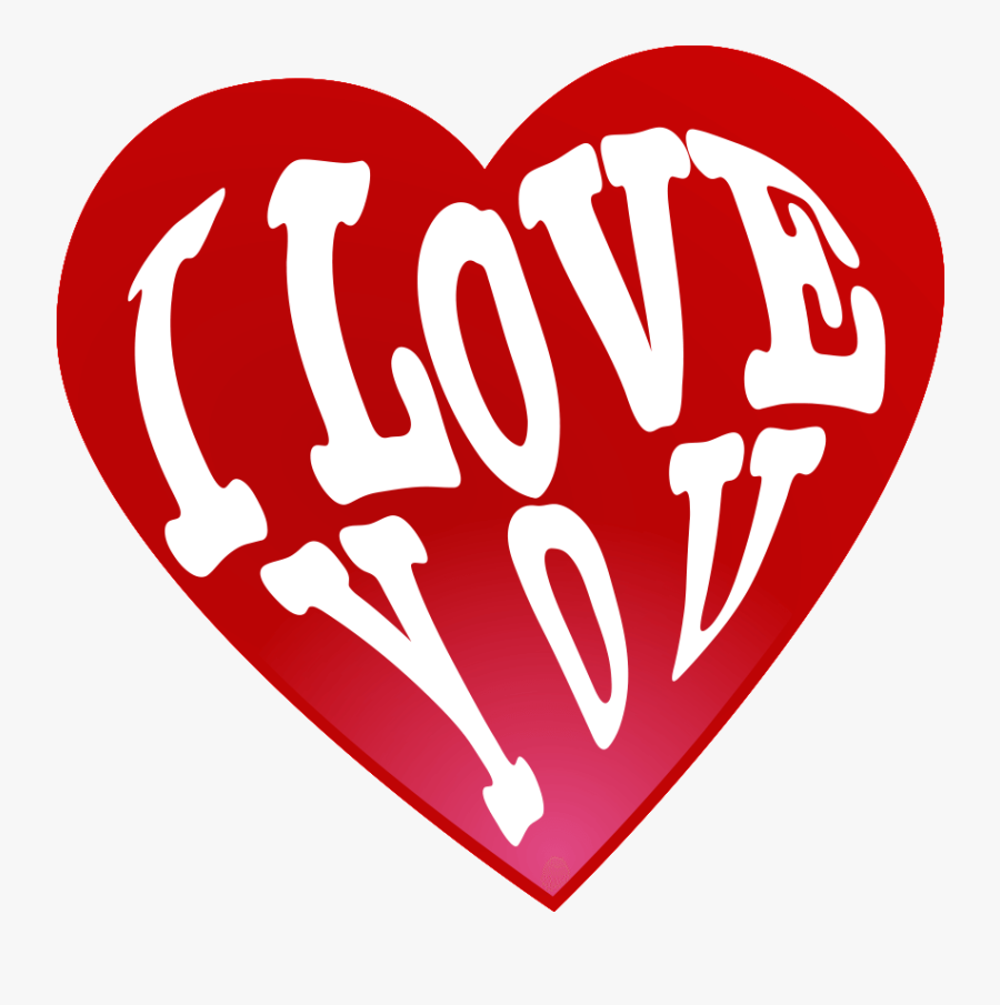 I Love You Png Heart Transparent - Heart, Transparent Clipart