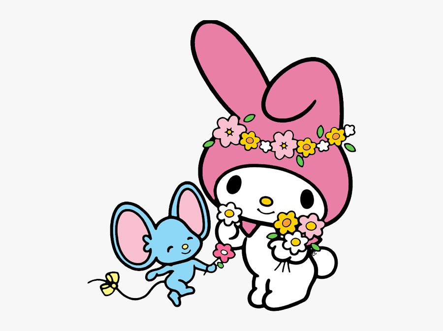 My Melody Coloring Pages, Transparent Clipart
