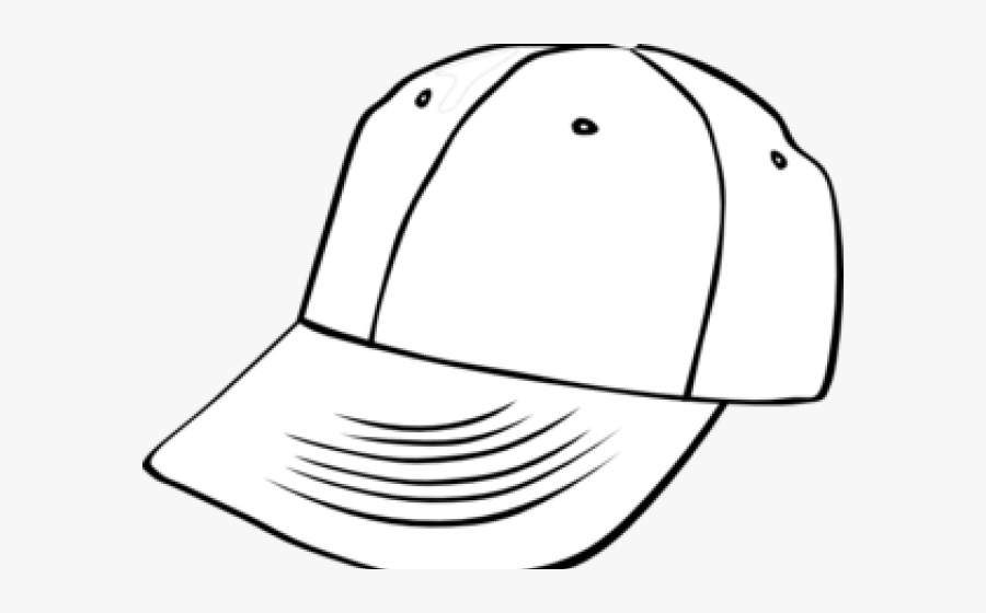 Baseball Cap Clipart - Baseball Cap Clipart Black And White, Transparent Clipart