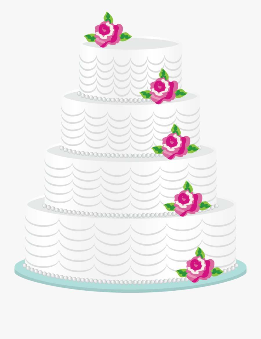 Wedding Cake Torte Bakery - Cake Decorating, Transparent Clipart
