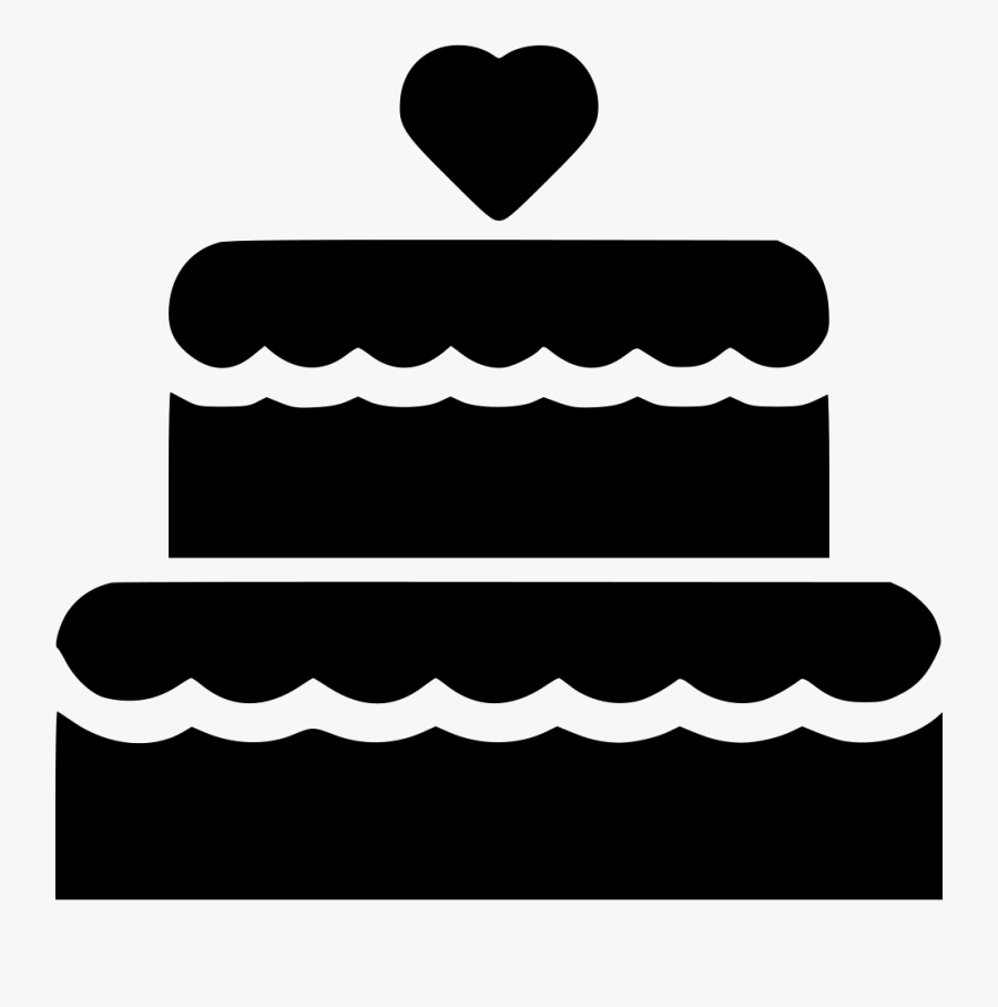 Wedding Cake I Comments - Wedding Cake Icon Png Black, Transparent Clipart