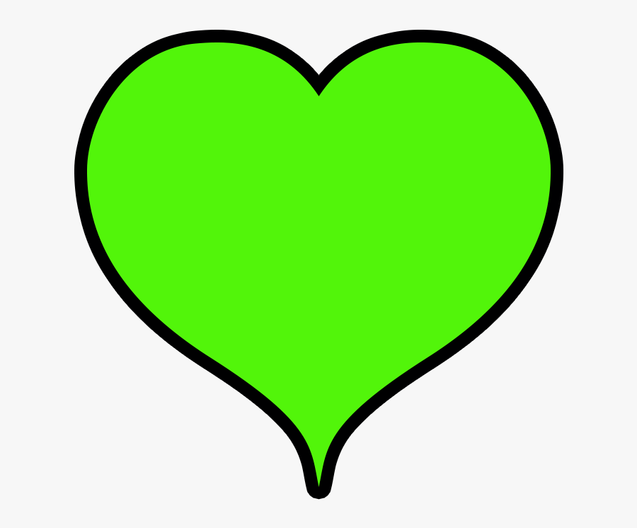 Green Heart Clipart - Heart, Transparent Clipart