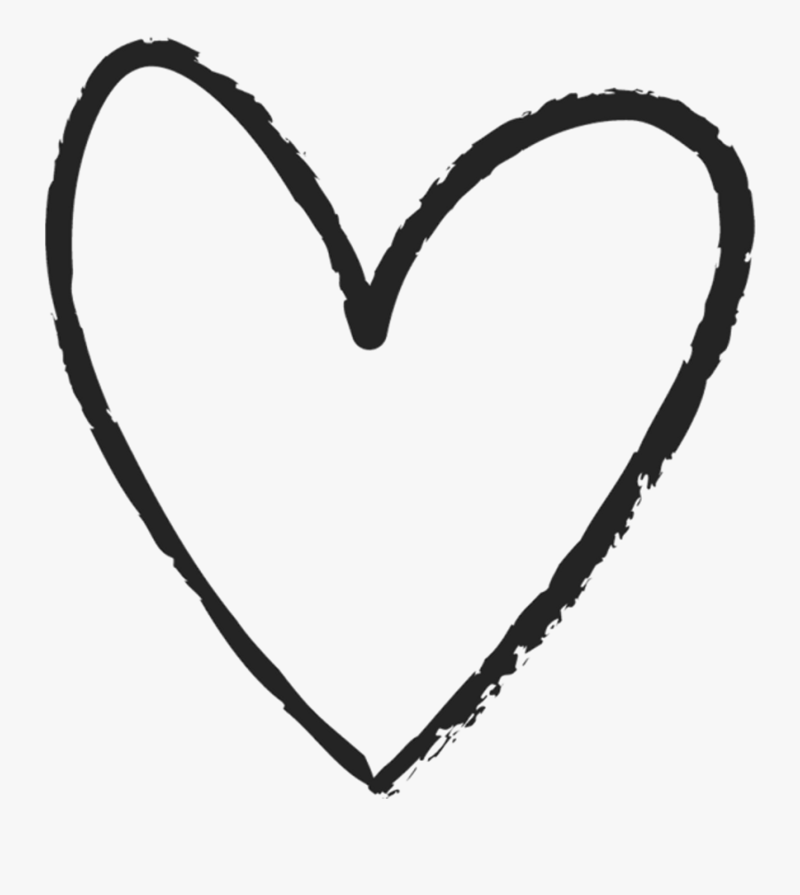 Scribble Heart Clipart Library Download - Hand Drawn Heart Png, Transparent Clipart