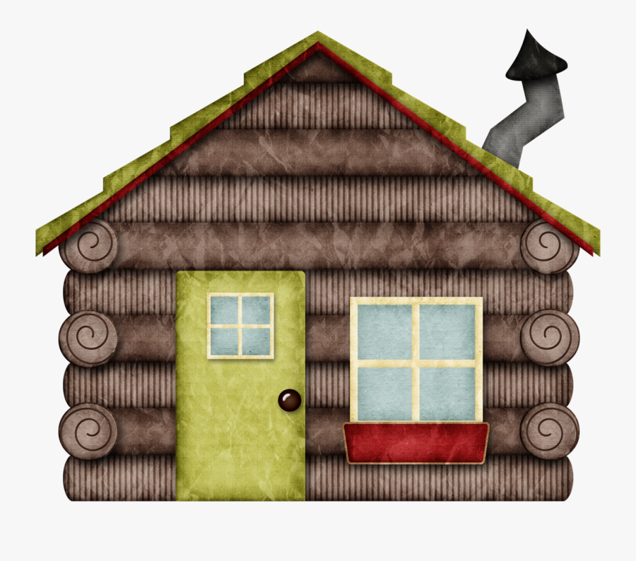 Woodland Cottage Clipart, Transparent Clipart
