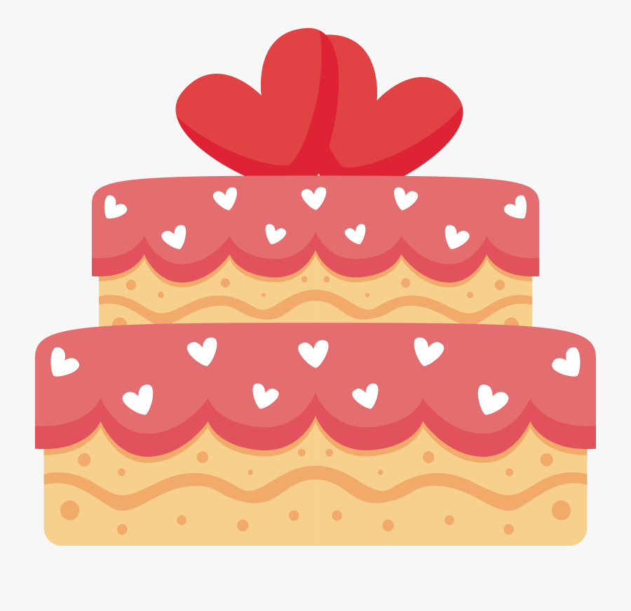 Wedding Cake Clipart Wedding In Love - Love Birthday Cake Png, Transparent Clipart