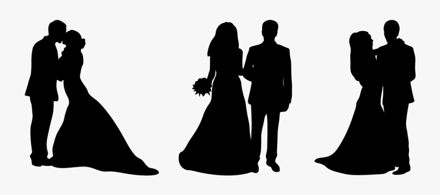 Immortalise Your Love - Cake Topper Bride Silhouette, Transparent Clipart