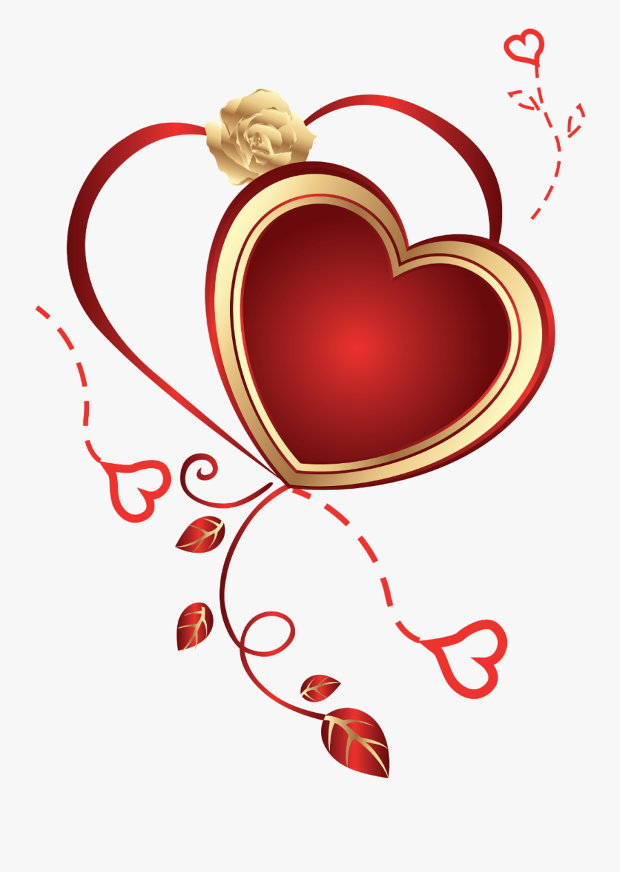 Heart Clipart Png - Wedding Heart Vector Png, Transparent Clipart