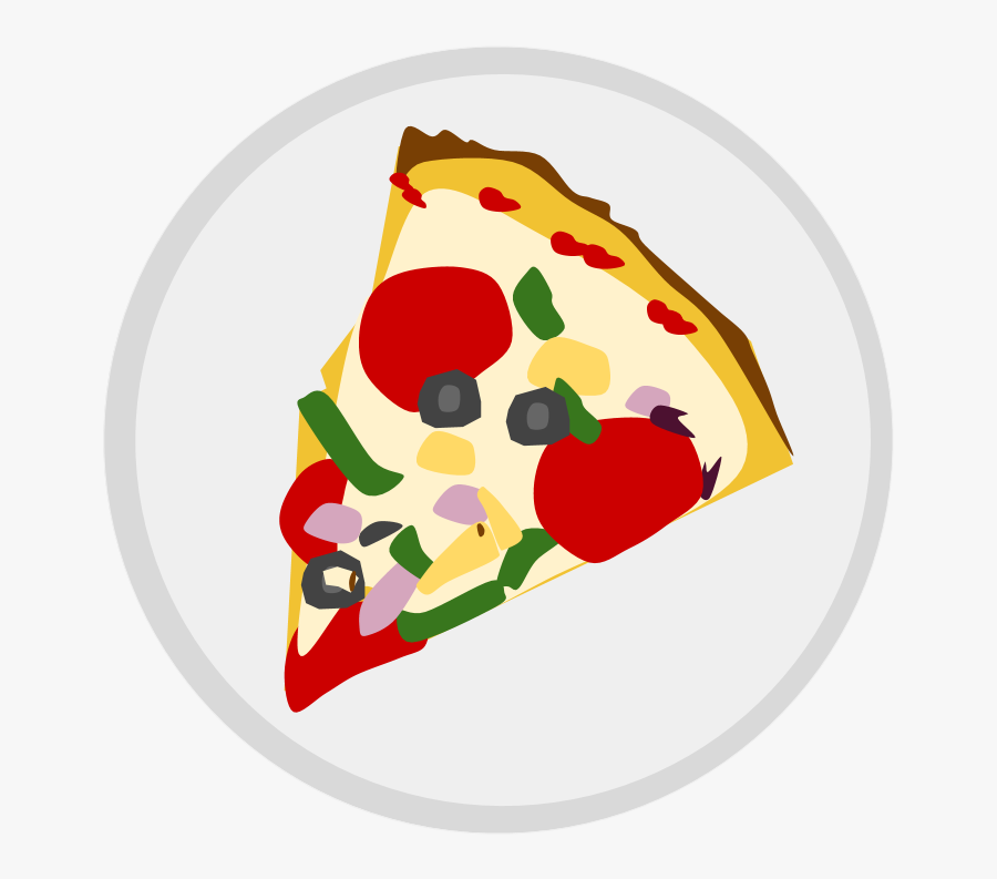 Pizza Clipart Pizza Slice - Italian Cuisine, Transparent Clipart
