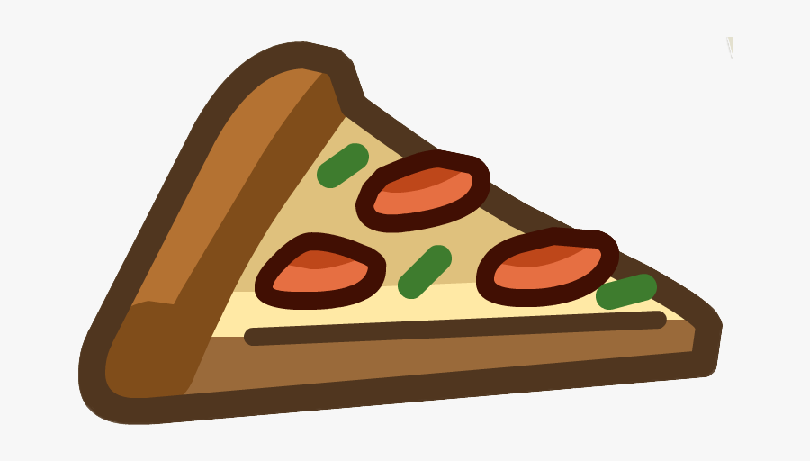 Slice O Pizza Yum - Club Penguin Pizza Emoji, Transparent Clipart