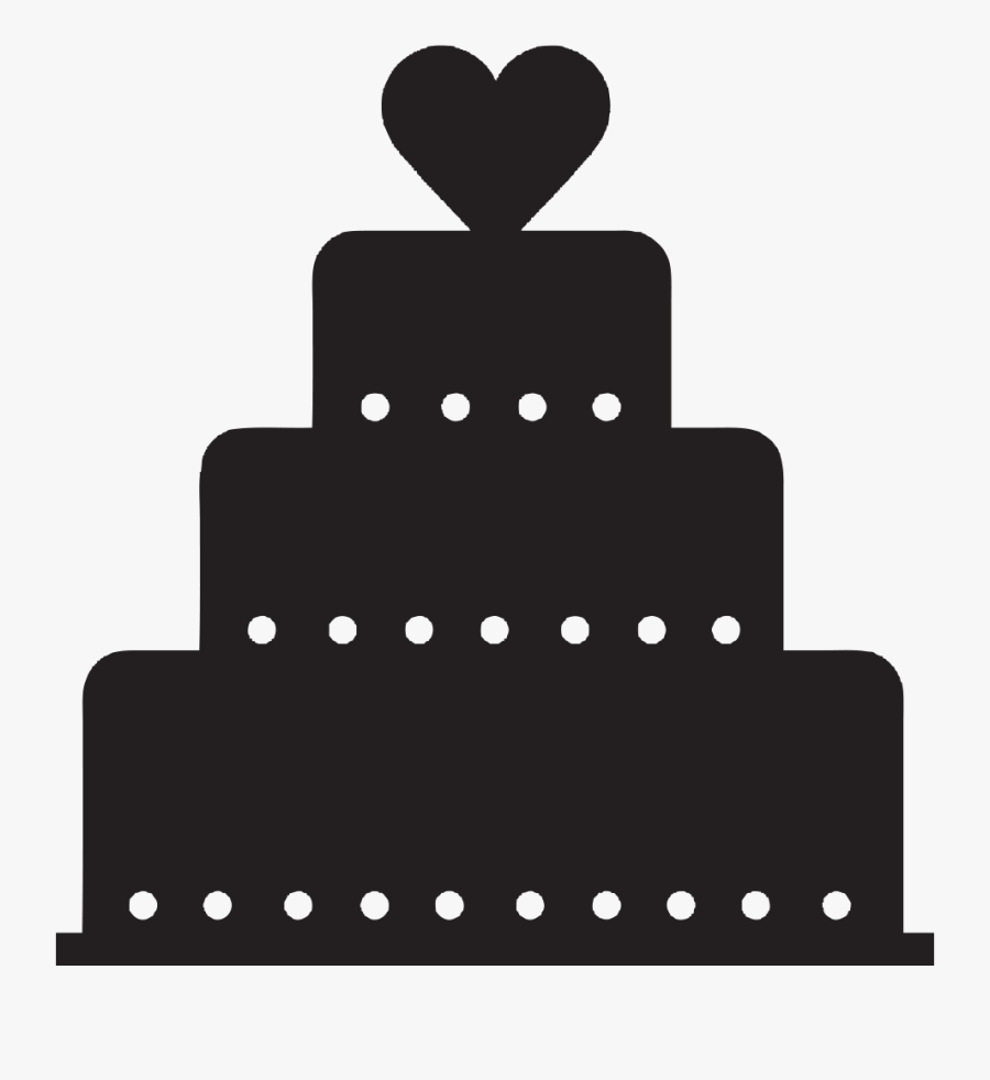 Wedding Party Silhouette Clip Art - Clip Art, Transparent Clipart