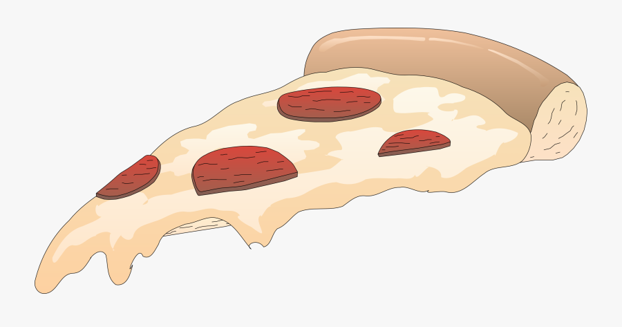 Pizza Vector Png - Cartoon Pizza Slice Png, Transparent Clipart