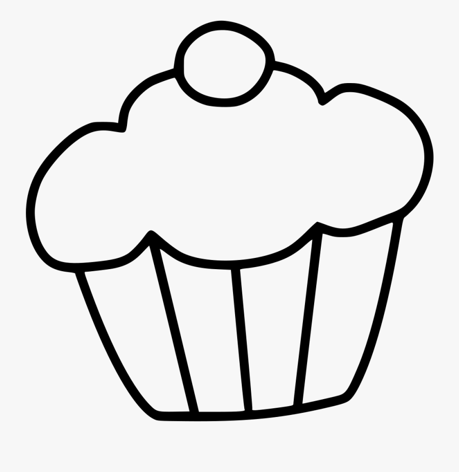 Muffin Cake Dessert Sweet Svg Png Icon Free Download - Dessert Logo Png Free, Transparent Clipart