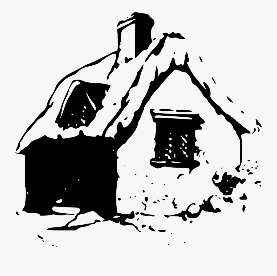 Cottage Country House Log Cabin - Mothers Day Print Frame, Transparent Clipart