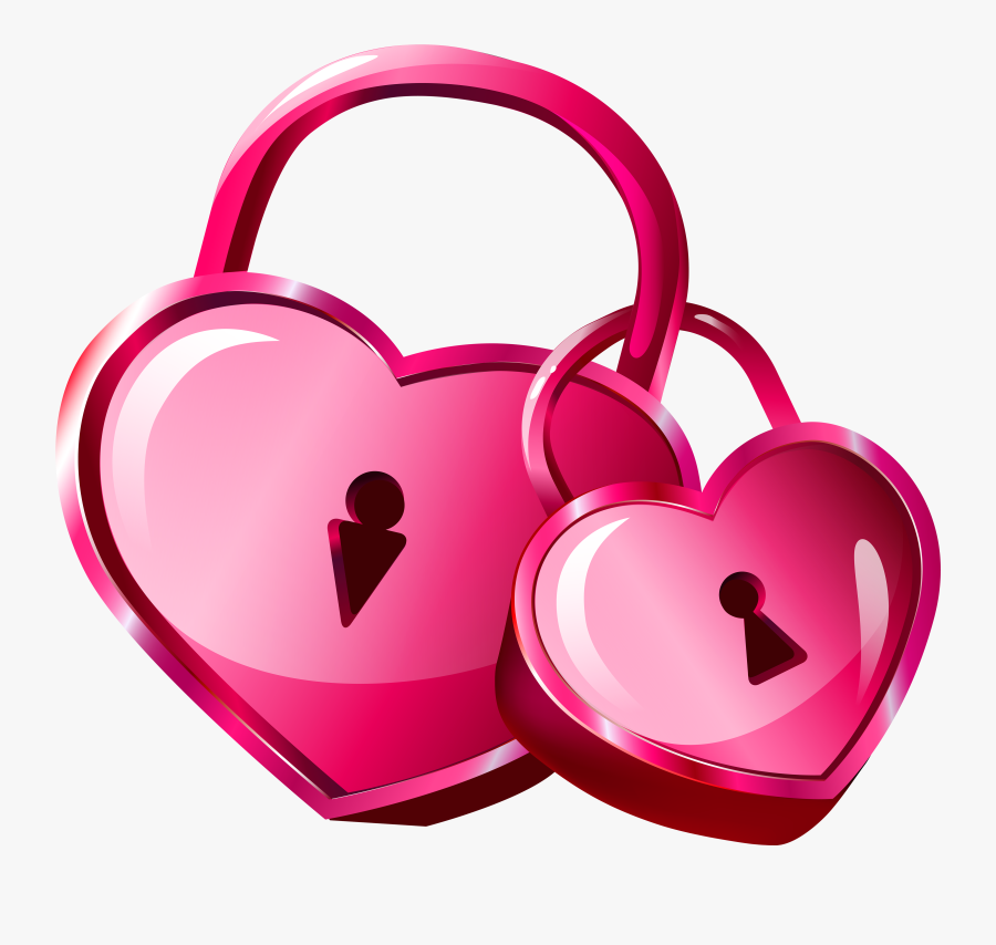 Heart Locks Transparent Png Clip Art Image - Heart Padlock Clipart, Transparent Clipart