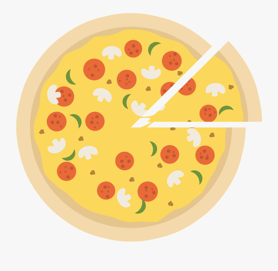 Clipart Pizza Pizza Slice - Minor Arc That Is Not Part, Transparent Clipart
