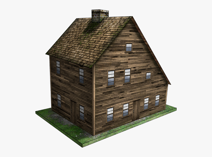 Log Cabin - House, Transparent Clipart