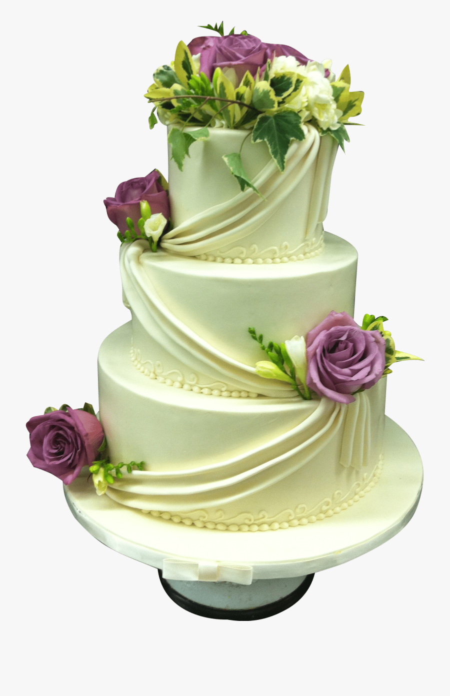 Classic Wedding Cake - Wedding Cake, Transparent Clipart