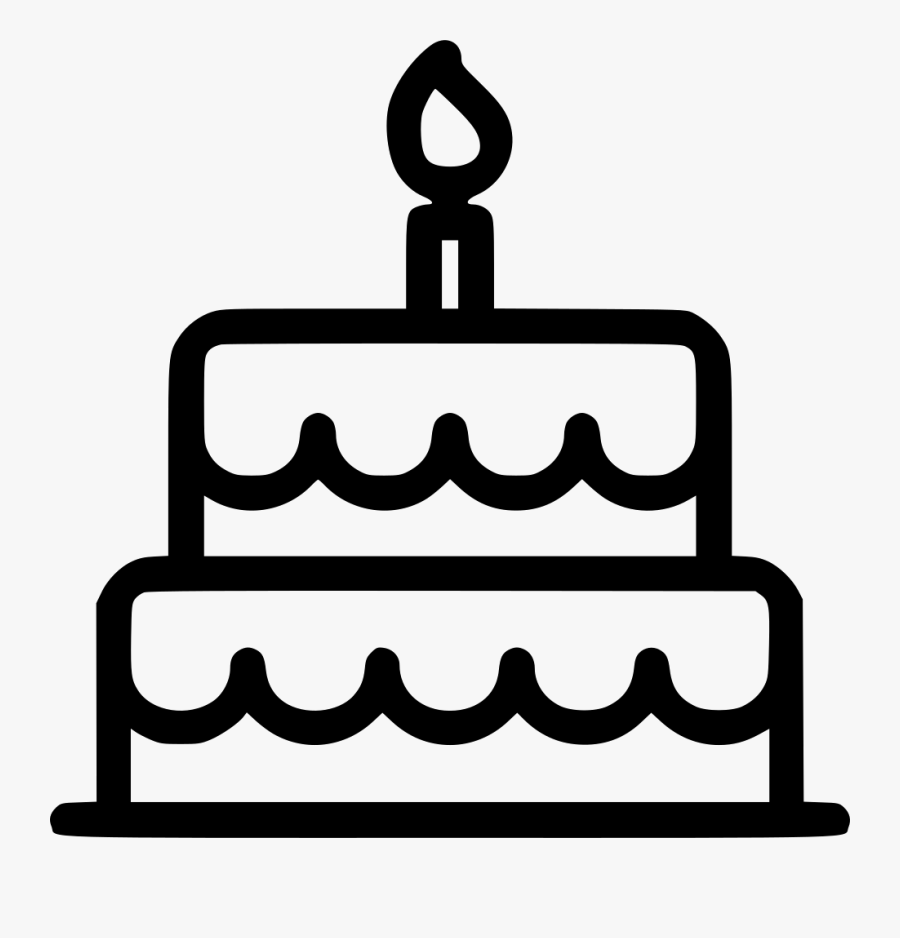 Transparent Wedding Cake Clipart Png - Icon Happy Birthday Png, Transparent Clipart