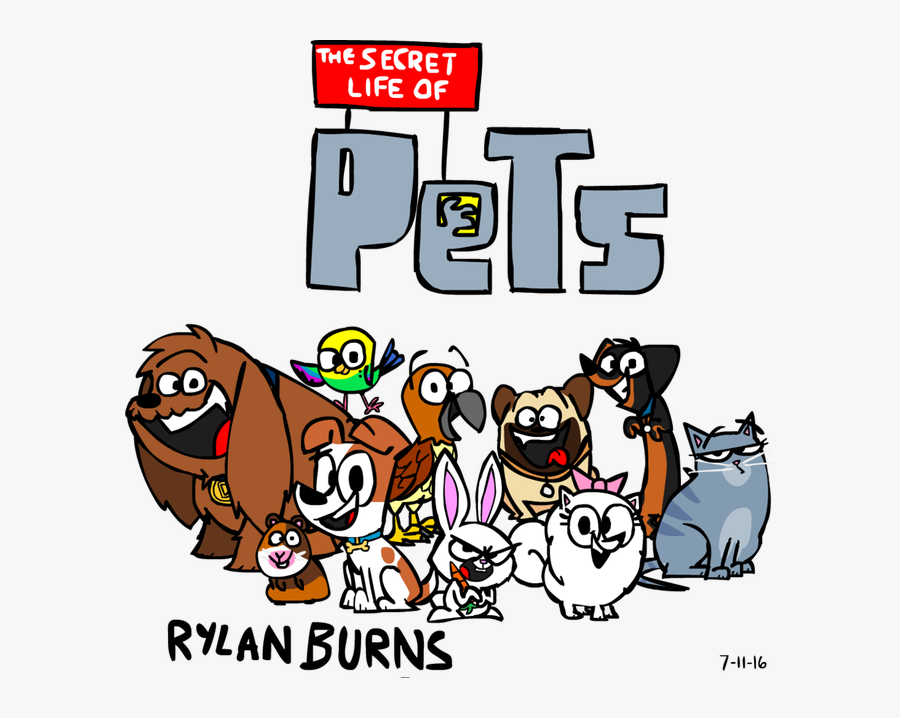 Secret Life Of Pets Cartoon, Transparent Clipart