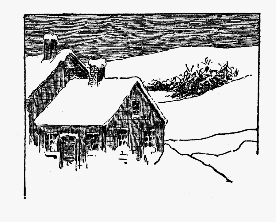 Clip Art Collection Of Free Winter - Sketch, Transparent Clipart