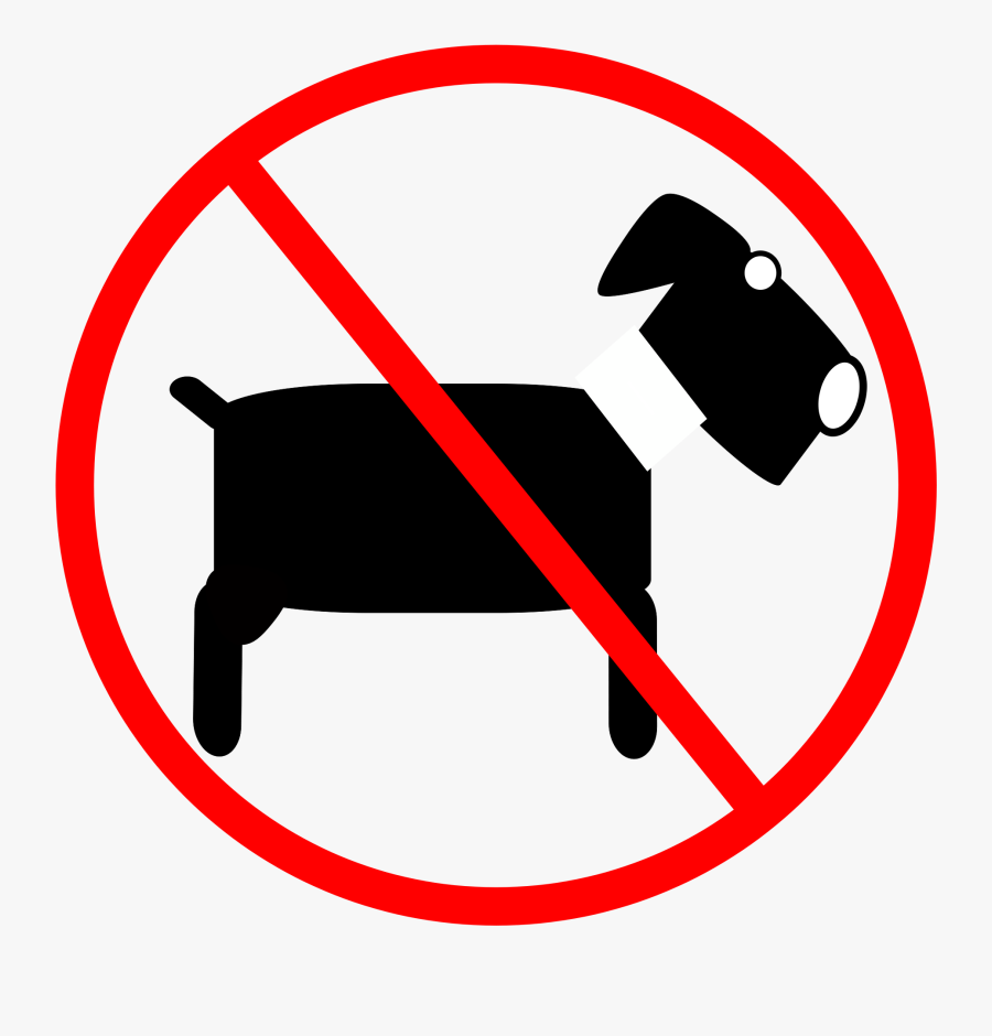 No Pets, No Animals - Pets Not Allowed Cartoon, Transparent Clipart