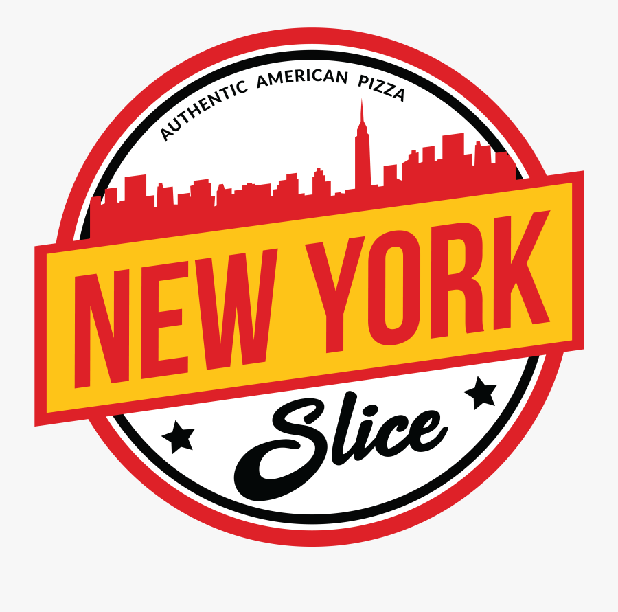 New York Slice Logo, Transparent Clipart