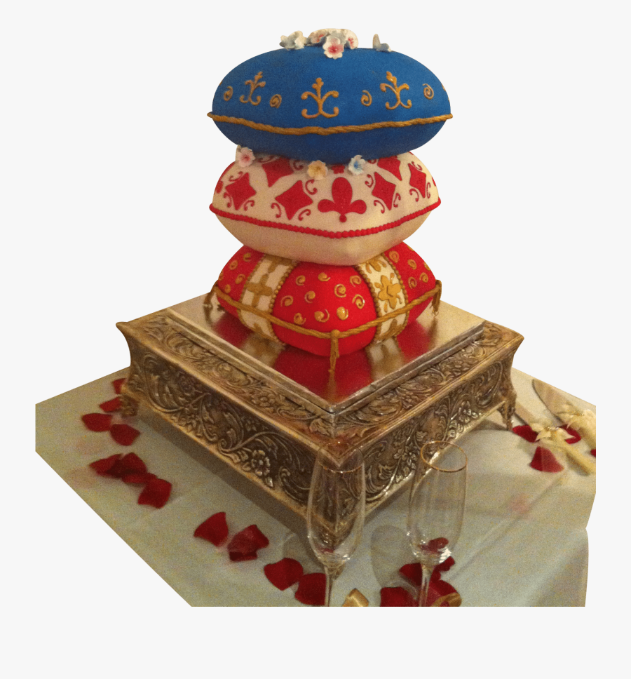 Colorful Wedding Cake - Sugar Cake, Transparent Clipart