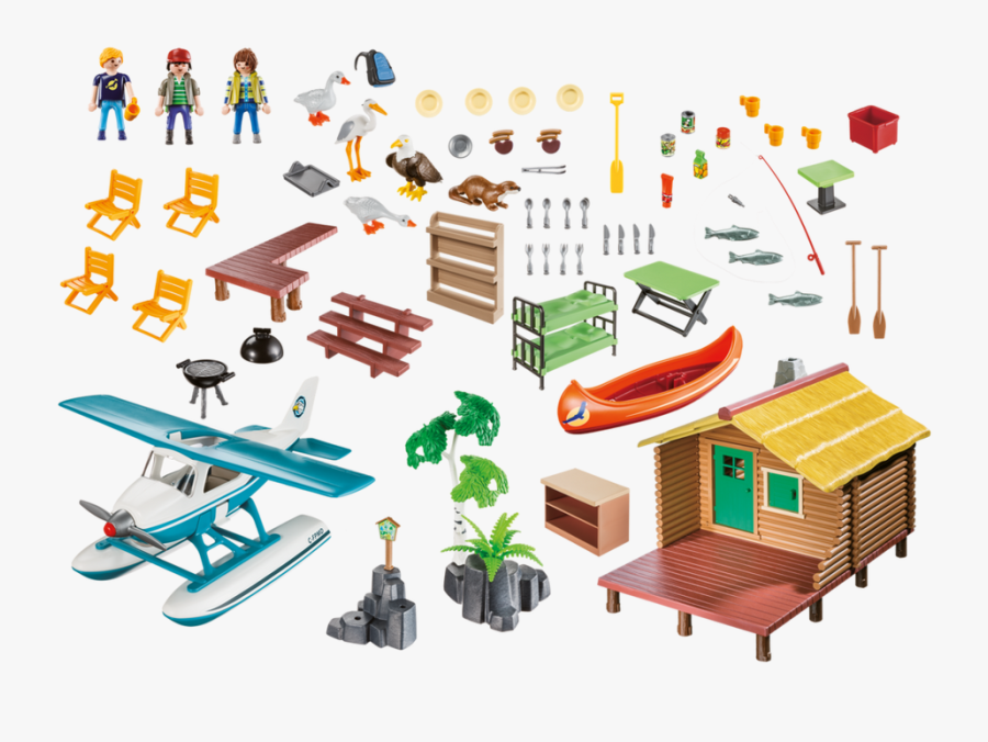 Clipart Lake Lake Cabin - Playmobil 9320, Transparent Clipart