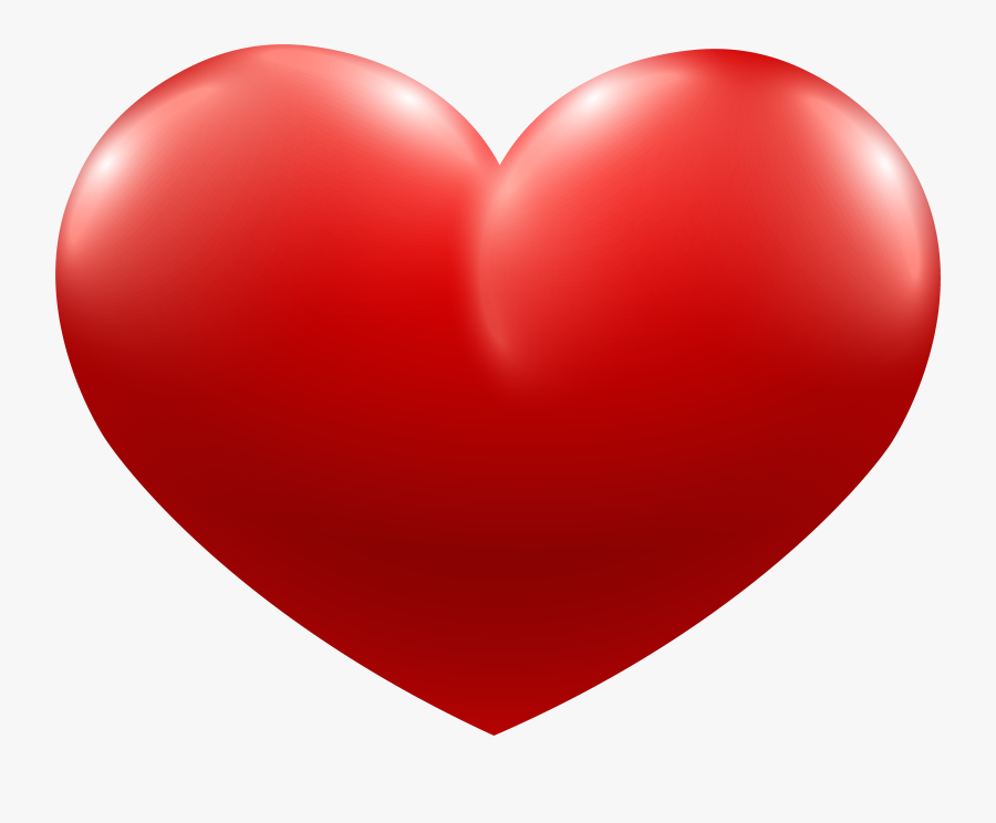 Red Heart Png Image - Transparent Background Invisible Heart, Transparent Clipart