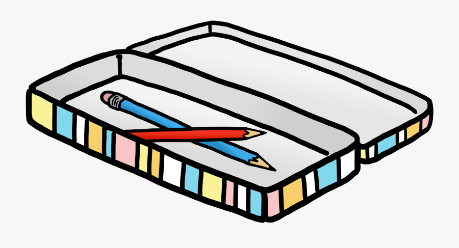 Box Clipart Pensel - Pencil Case Clip Art, Transparent Clipart