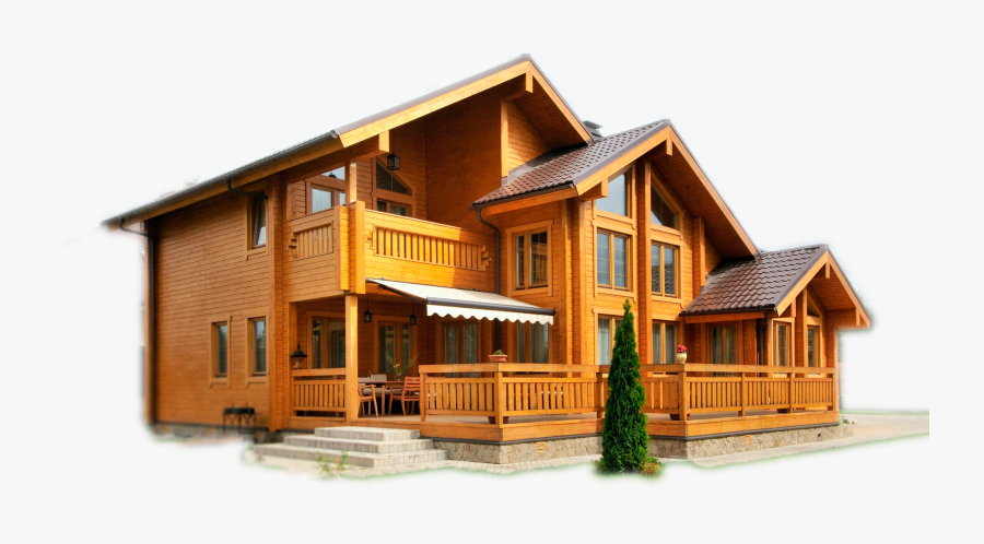 Transparent Log Cabin Clipart - House Png, Transparent Clipart