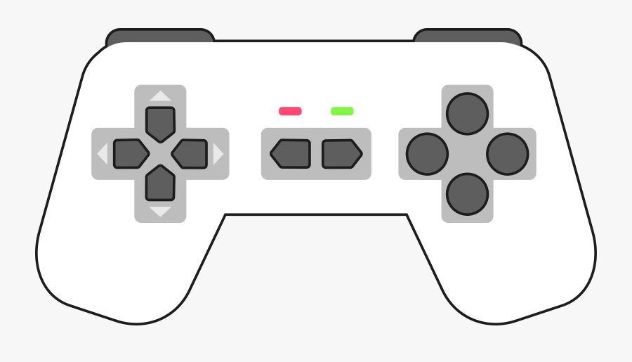 All Xbox Accessory,video Game Accessory,angle - Game Controller Clip Art Black And White, Transparent Clipart