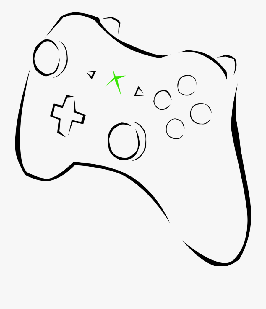 Clip Art Transparent Stock Th Grade Surrealism Project - Joystick Xbox One Cartoon, Transparent Clipart