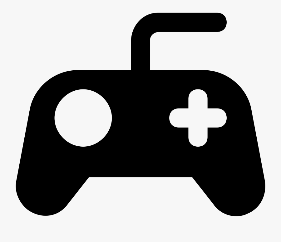 Vector Gaming Clipart Svg - Black And White Icon Games, Transparent Clipart