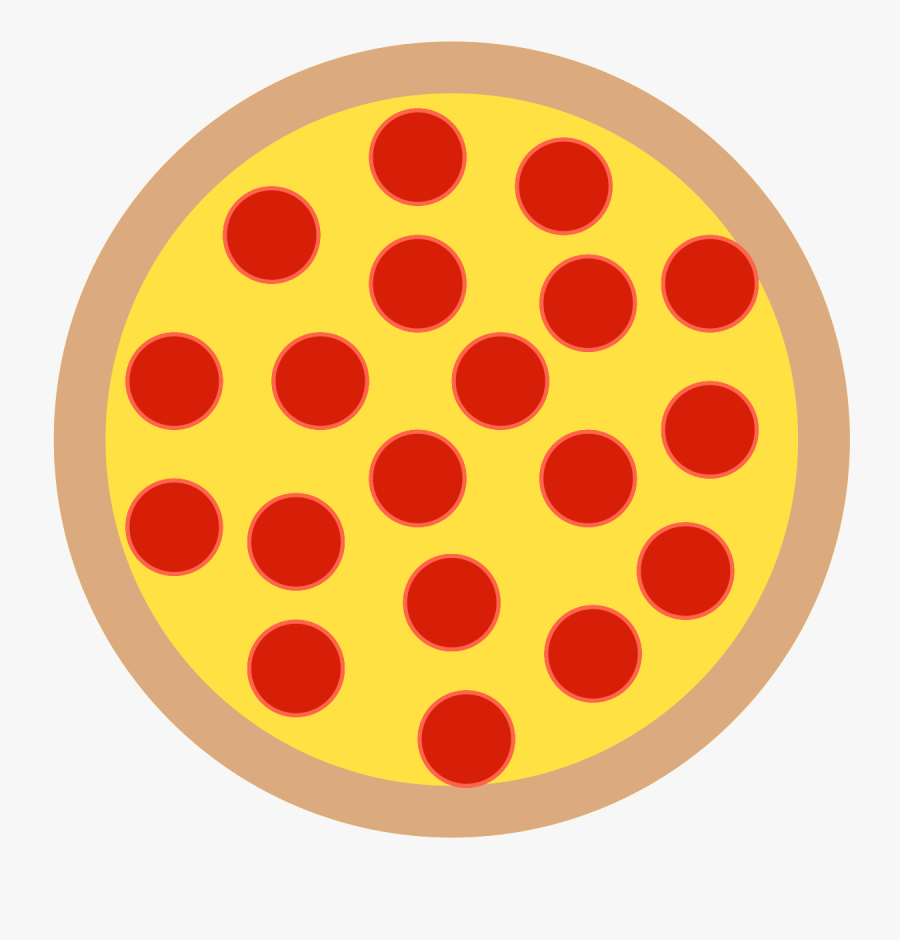 Pattern Clipart Pizza - Circle Pizza Clipart, Transparent Clipart