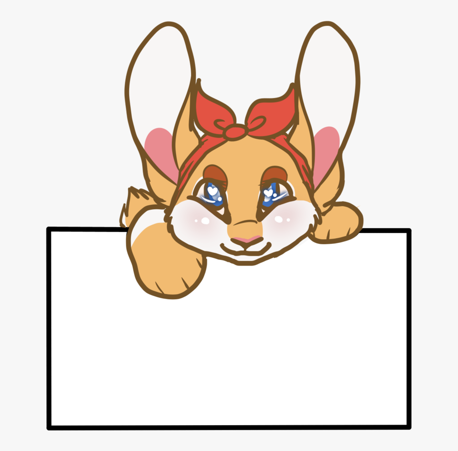 Cat Text Box Red Fox Animal Clip Art - Cute Text Box Png, Transparent Clipart