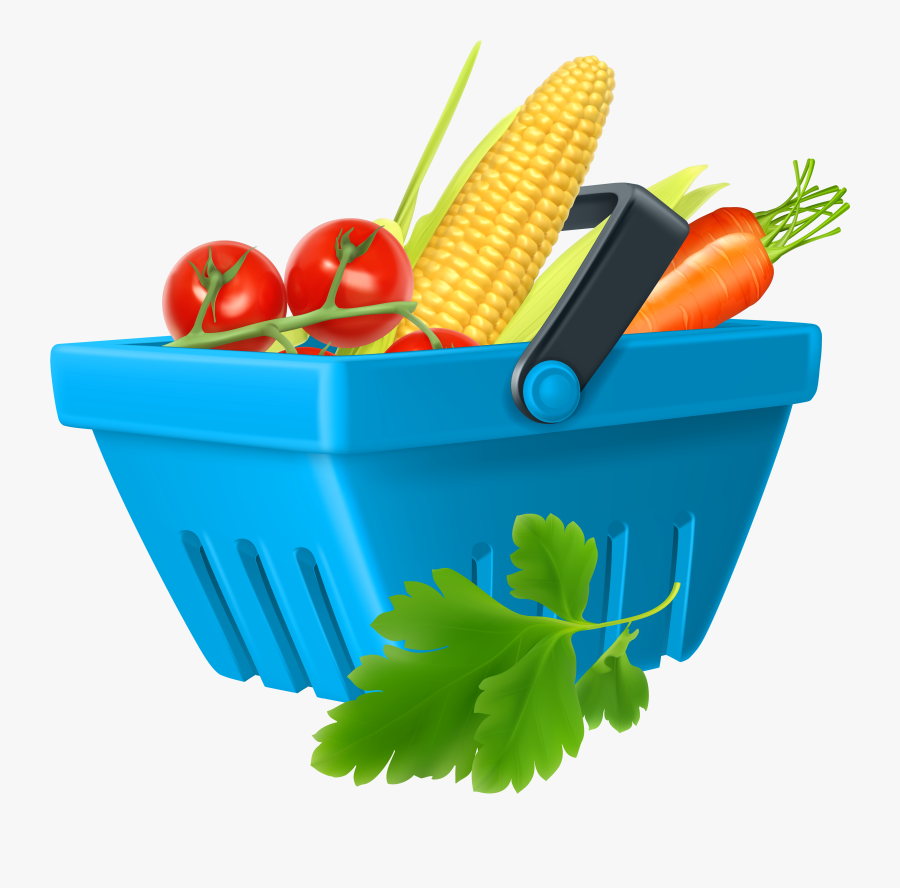 Clip Art Free Stock Basket With Vegetables Png Best - Clip Art Vegetables Png, Transparent Clipart