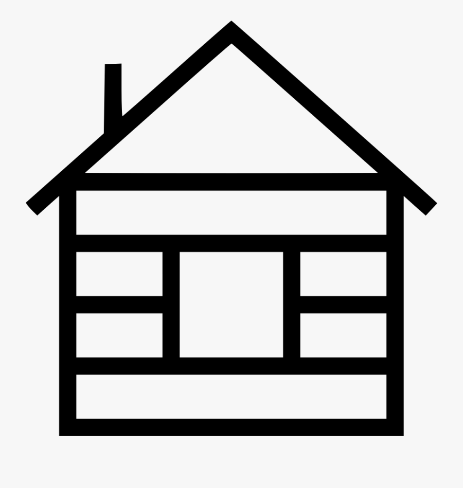 Wood Svg Free Download - Png Cabin Icon, Transparent Clipart