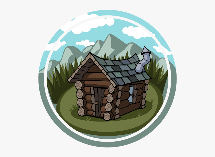 Home Davidson Campground Subscribe - Cartoon Log Cabin, Transparent Clipart