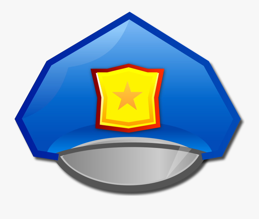 Blue,illustration,clip Art,logo,flag - Police Icon, Transparent Clipart