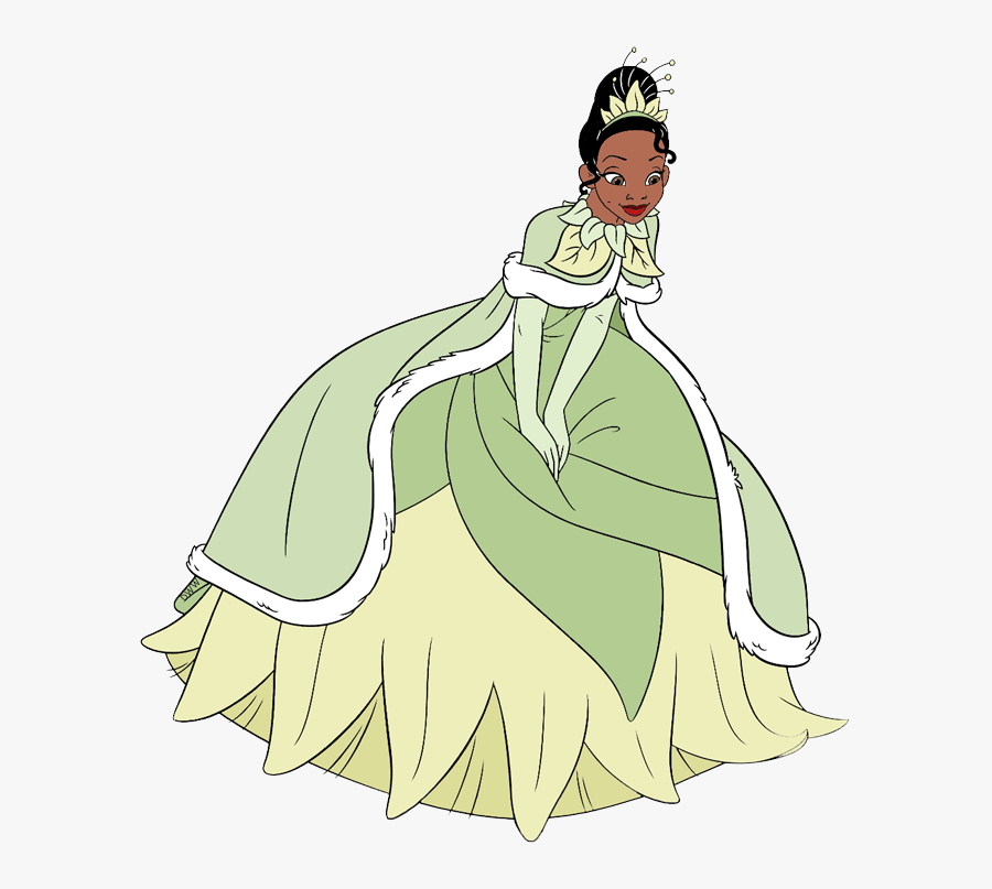 Cartoon Tiana With Transparent Background, Transparent Clipart