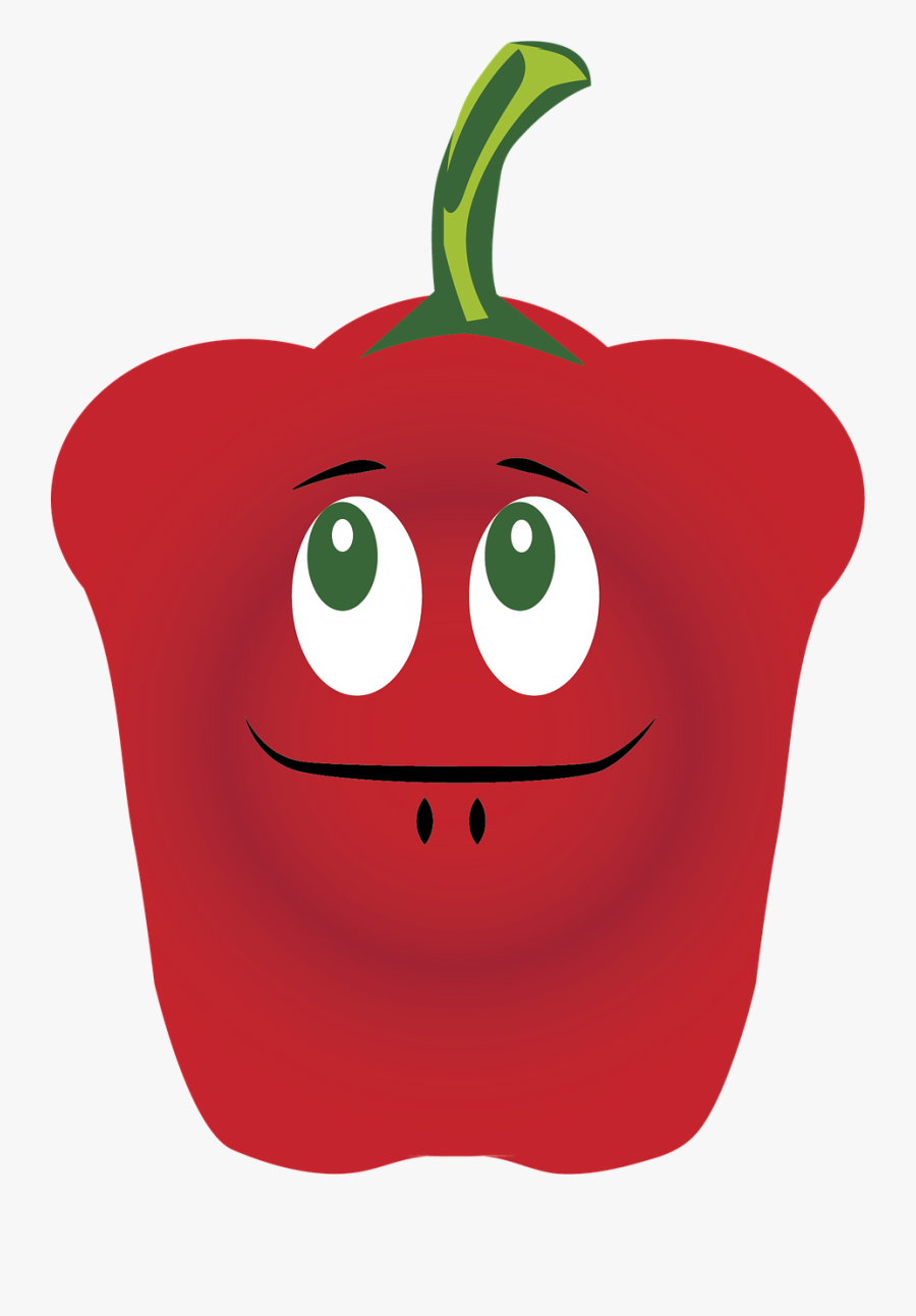 Freeuse Library Pepper Different Kind Fruit - Vegetable, Transparent Clipart