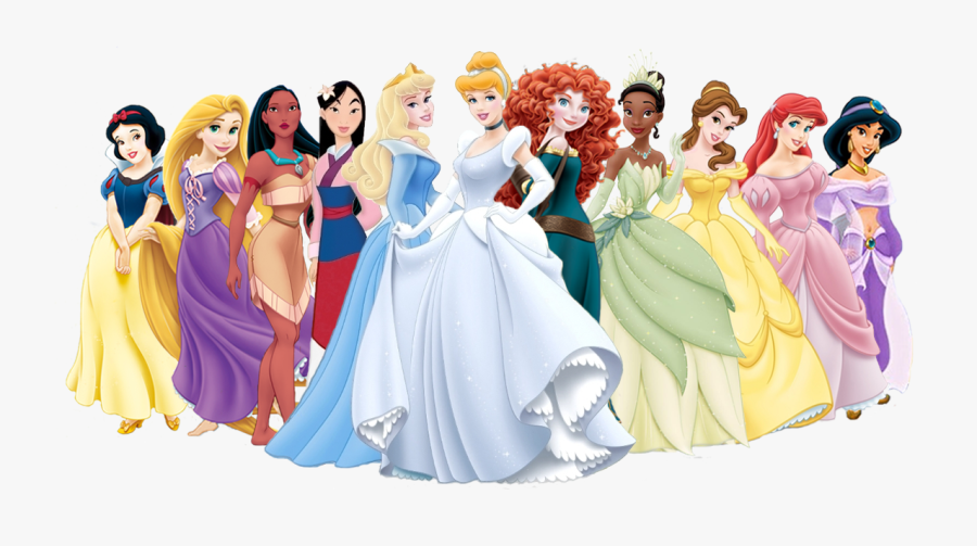 Disney Princesses Clipart - Disney Princesses Transparent Background, Transparent Clipart