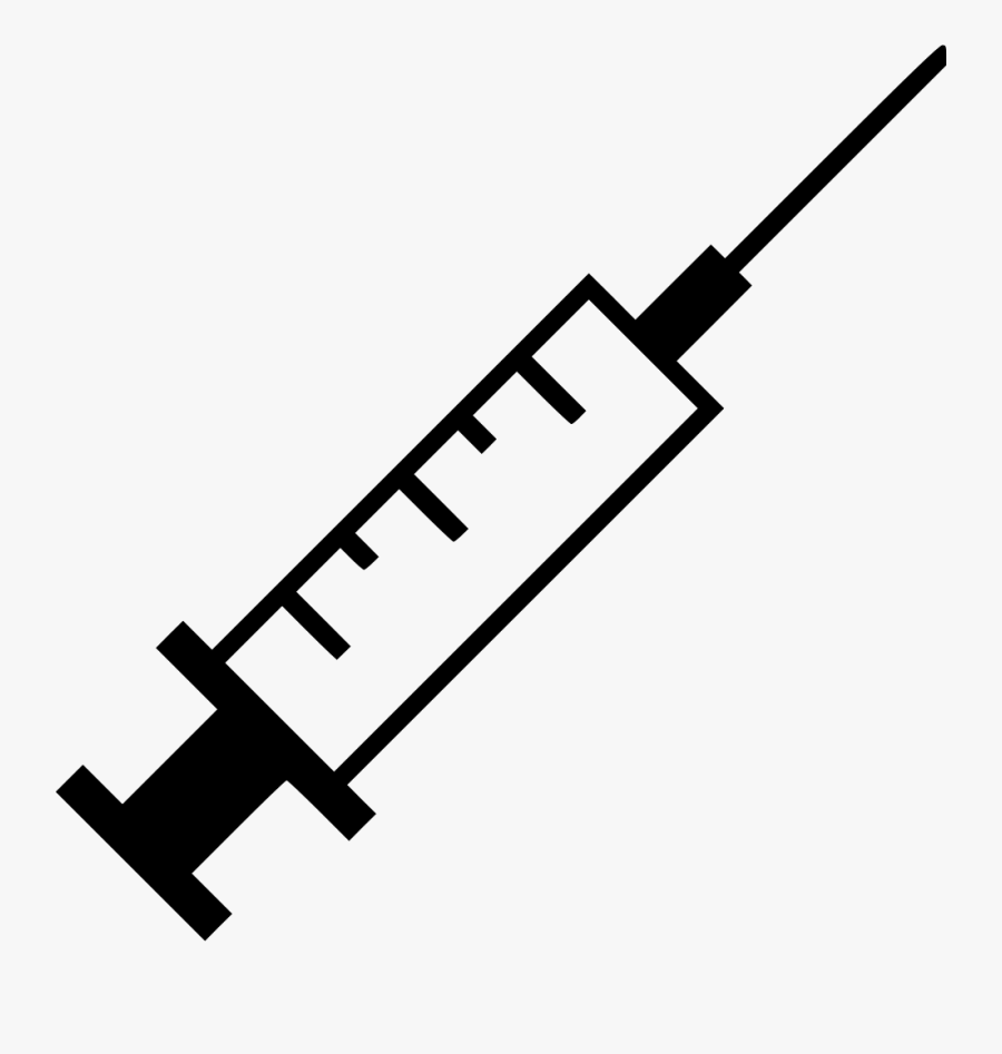 Ruler Png Black And White - Free Syringe Icon, Transparent Clipart