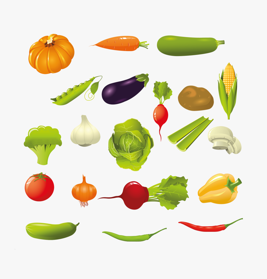 Vegetable Spelling, Transparent Clipart